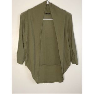 Hunter Green Cocoon Cardigan | (XS)